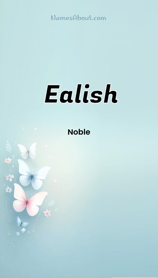 Meaning of Ealish