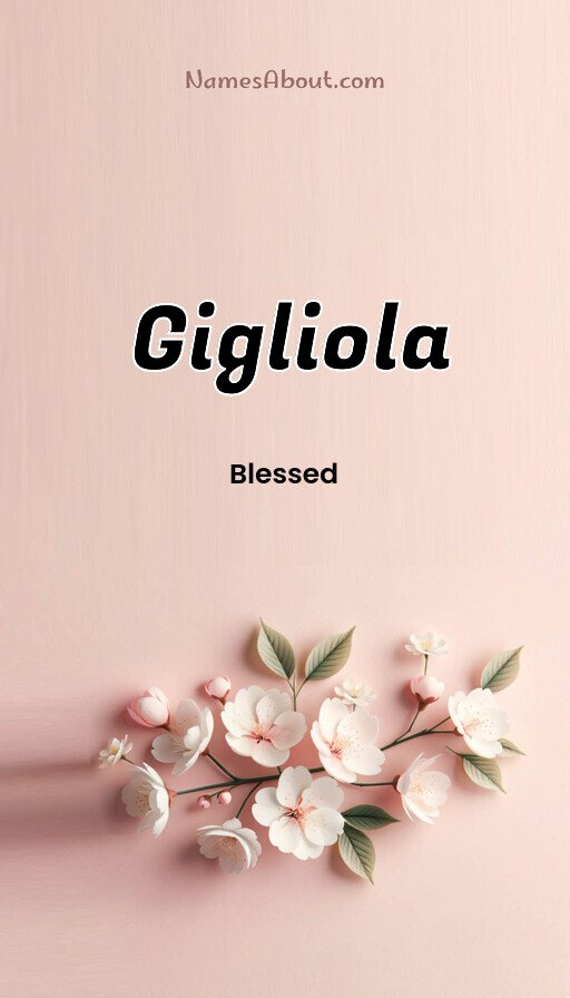 Meaning of Gigliola