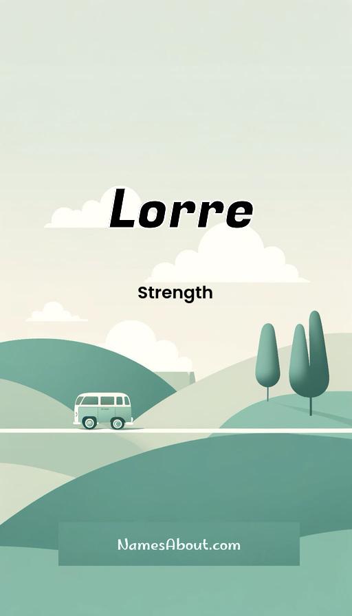 Lorre name and meaning