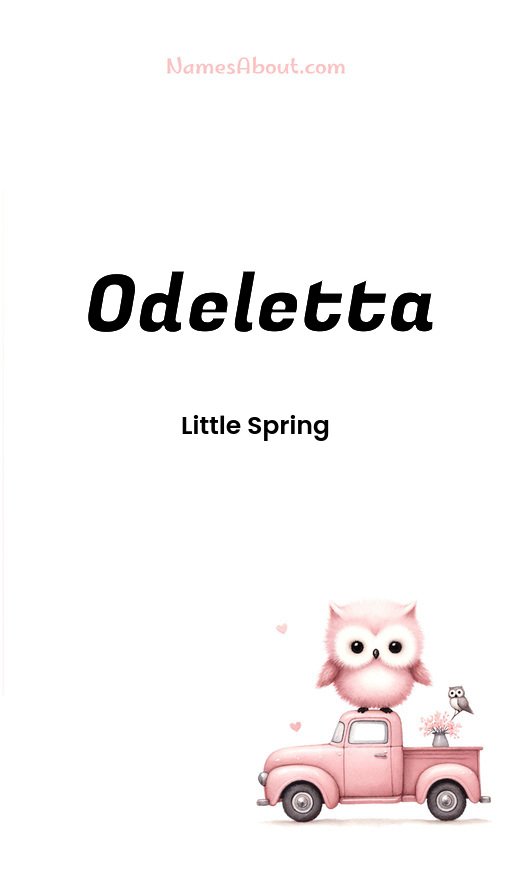 Meaning of Odeletta