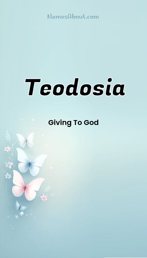 Meaning of Teodosia
