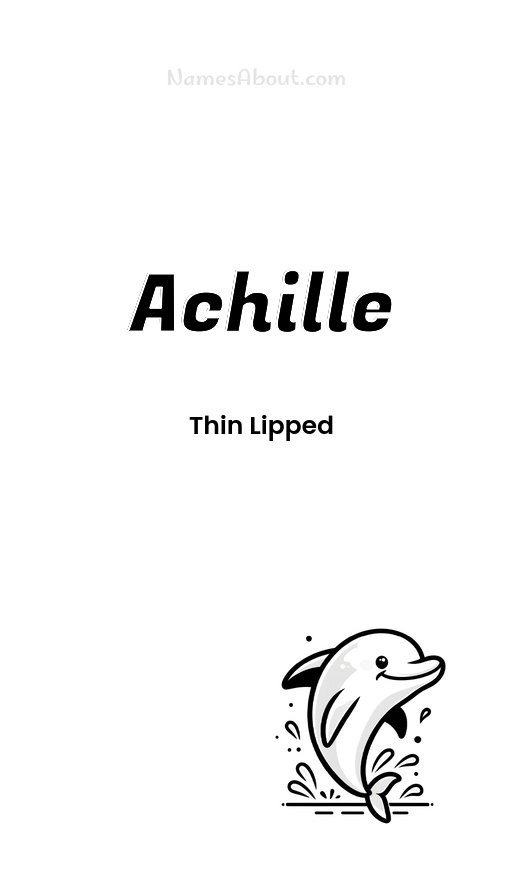 Meaning of Achille