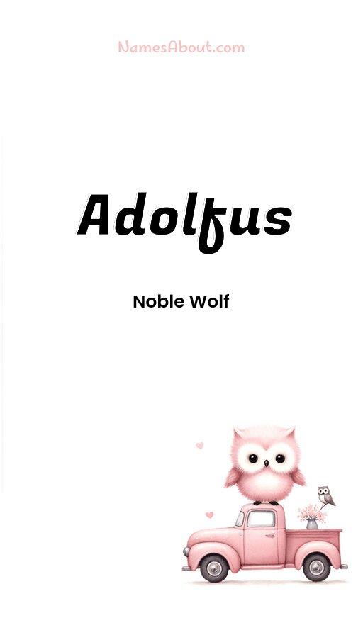Meaning of Adolfus