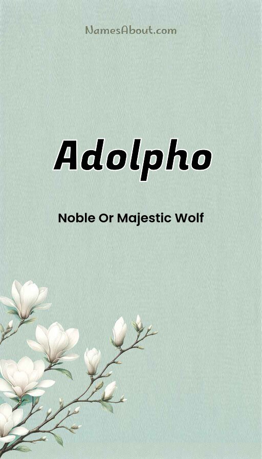 Meaning of Adolpho
