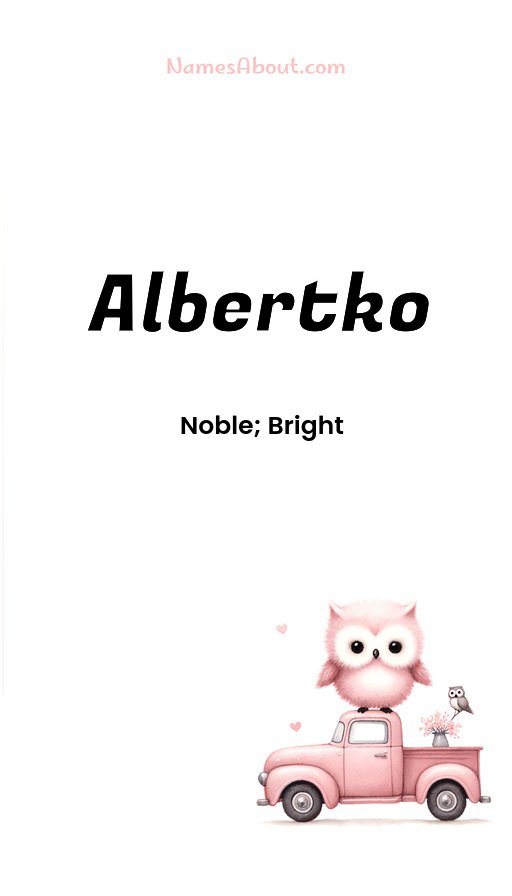 Meaning of Albertko