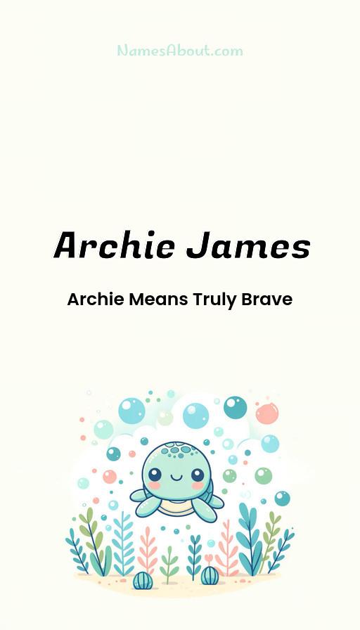 Illustration of Archie James