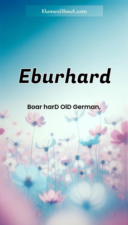 Meaning of Eburhard