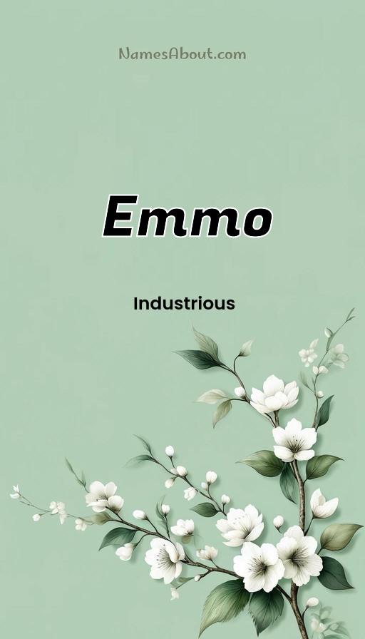 Emmo name and meaning