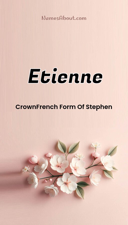 Meaning of Etienne