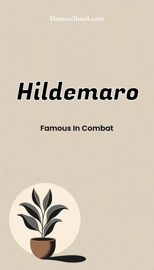 Meaning of Hildemaro