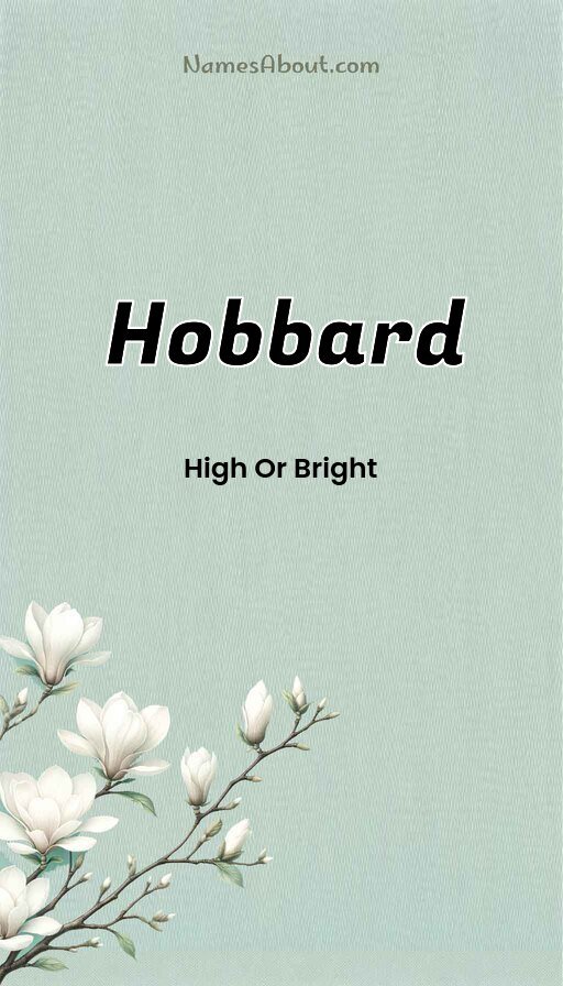 Meaning of Hobbard