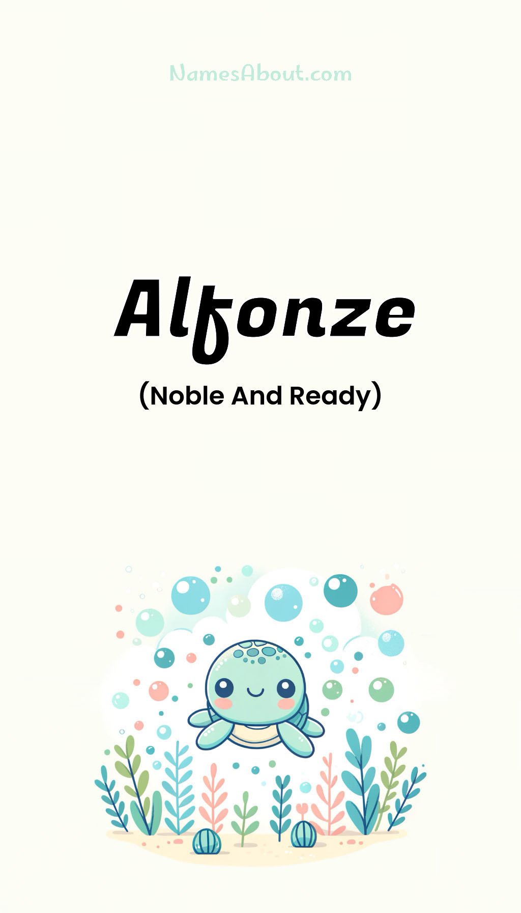 Alfonze name and meaning