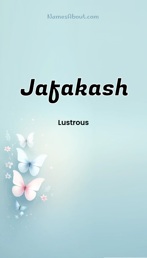 Meaning of Jafakash