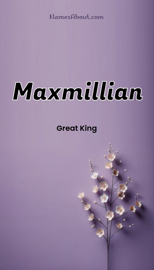 Meaning of Maxmillian