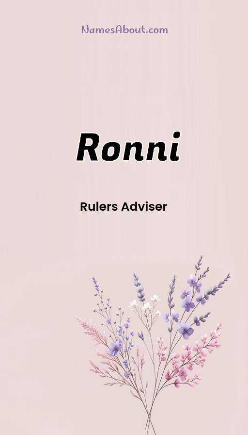 Meaning of Ronni