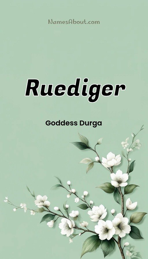 Meaning of Ruediger