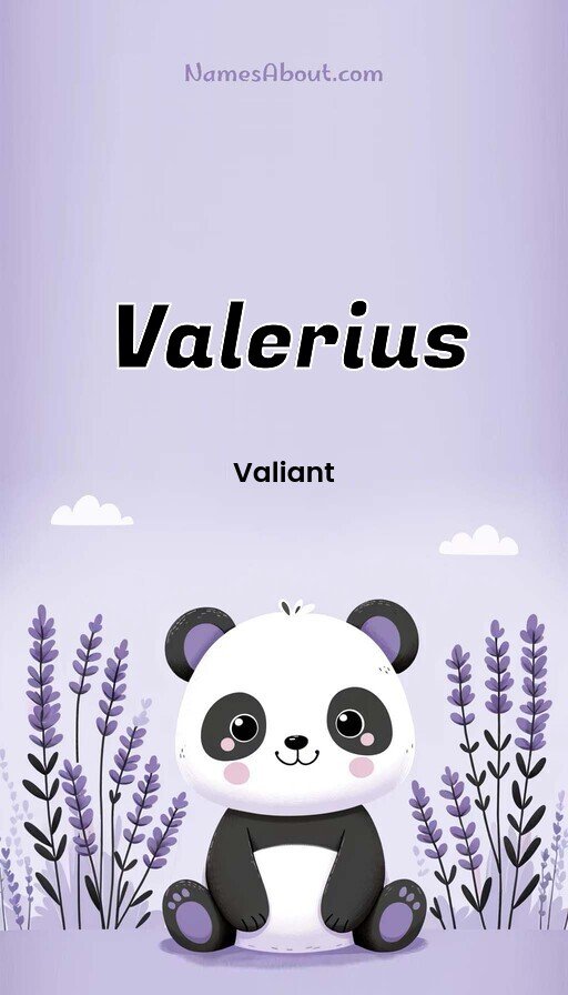 Meaning of Valerius