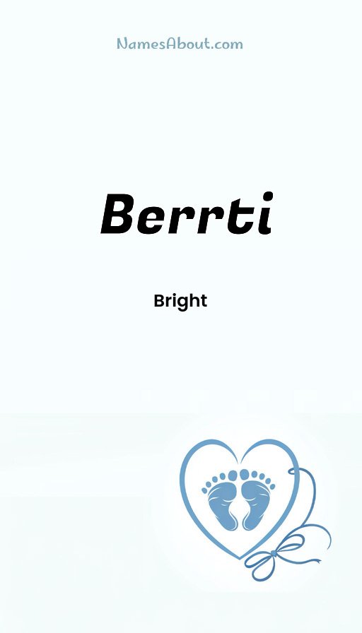 Meaning of Berrti