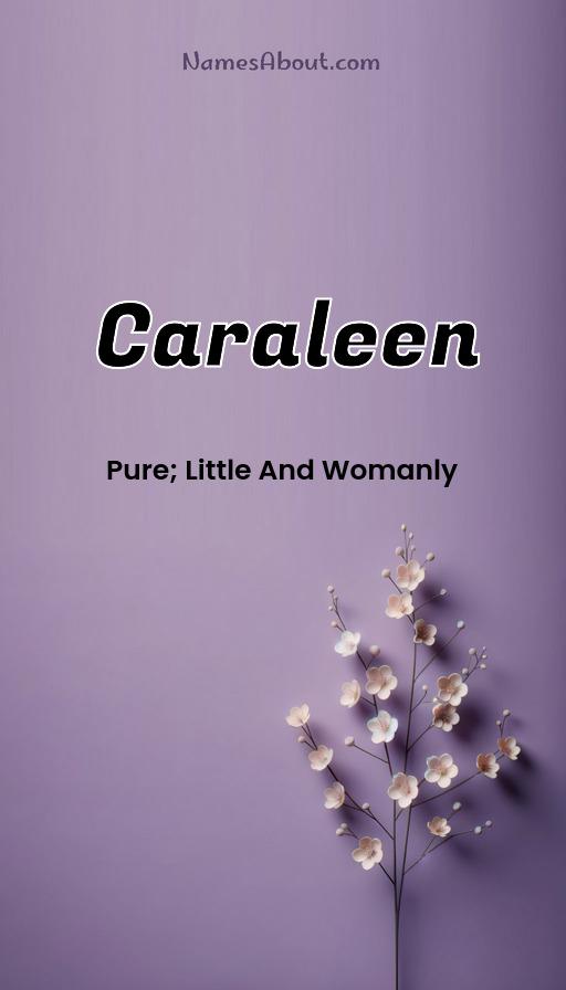 Caraleen name and meaning