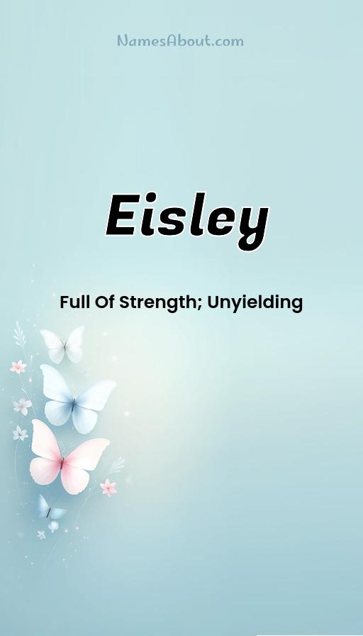 Meaning of Eisley