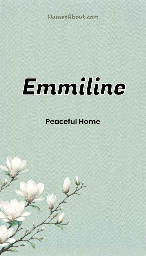 Emmiline name and meaning