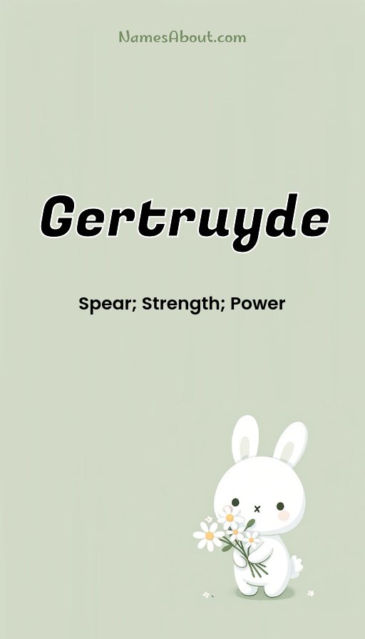 Meaning of Gertruyde