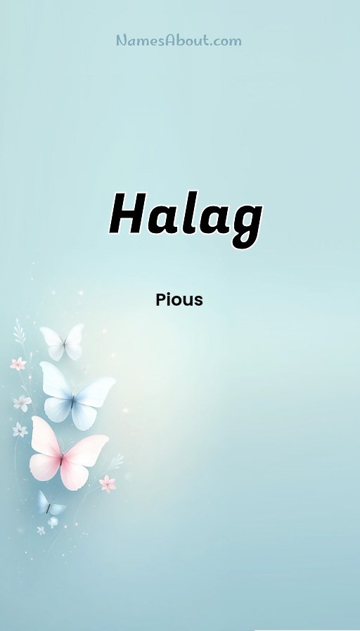 Meaning of Halag