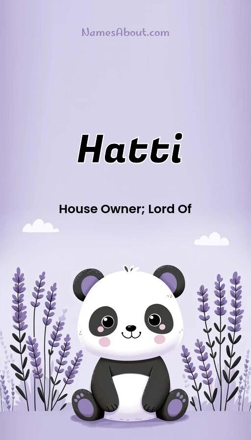 Hatti name and meaning