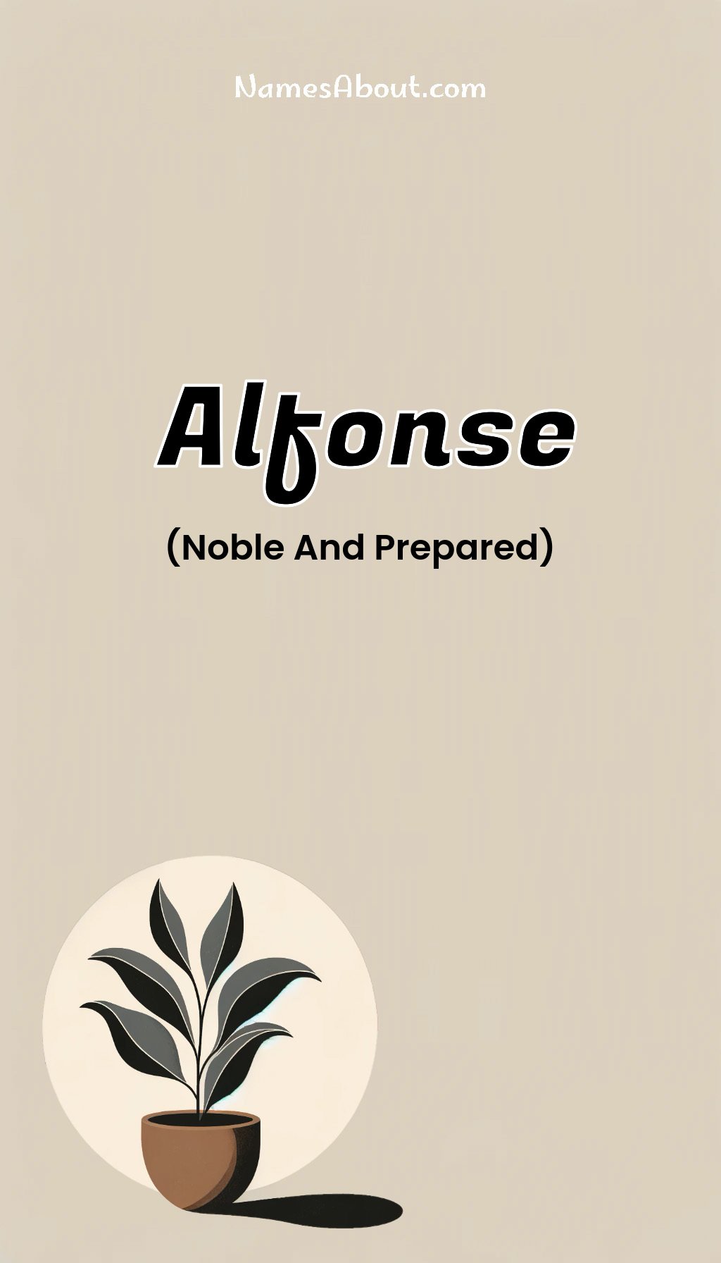 Alfonse name and meaning