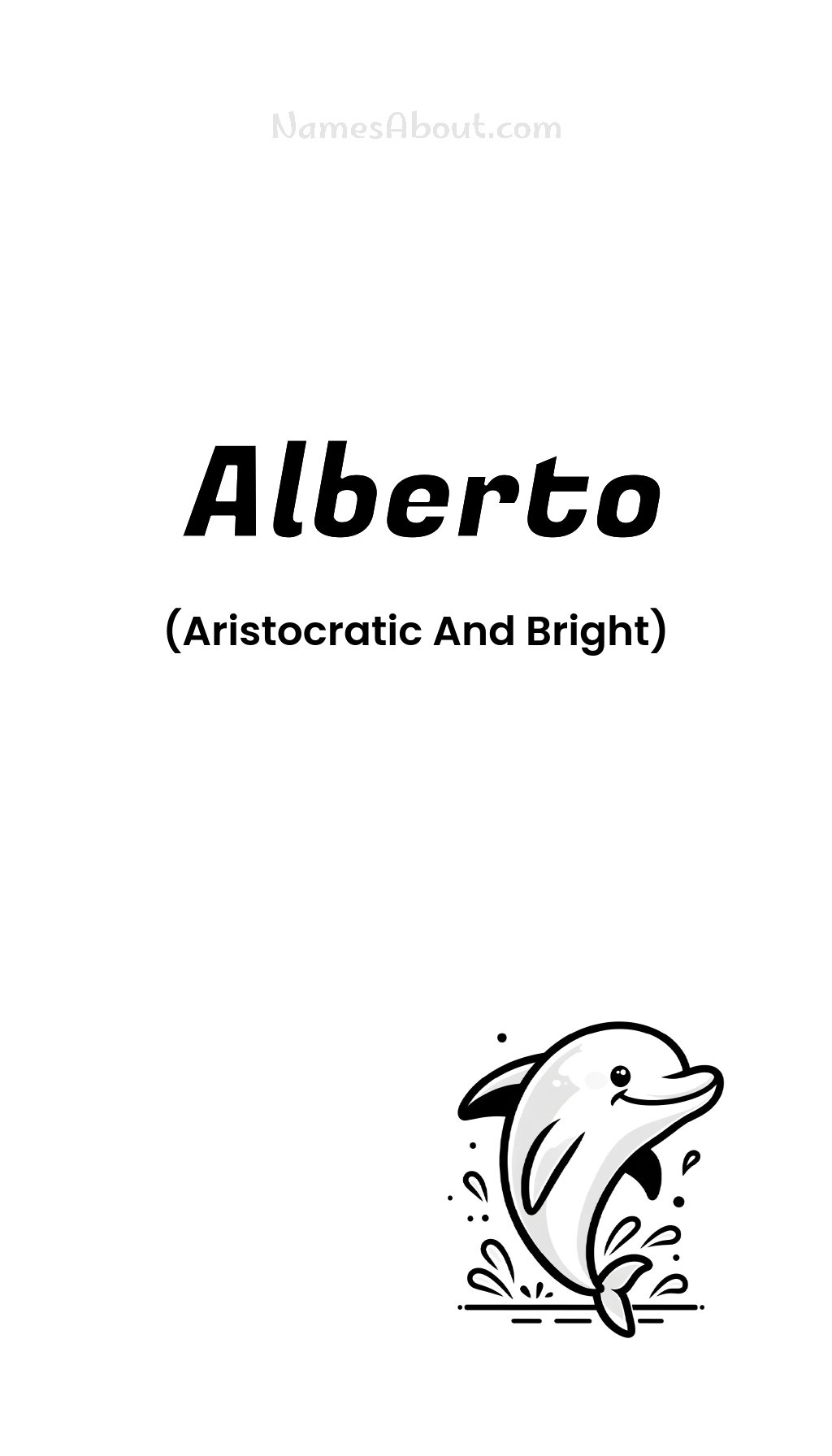 Alberto name and meaning