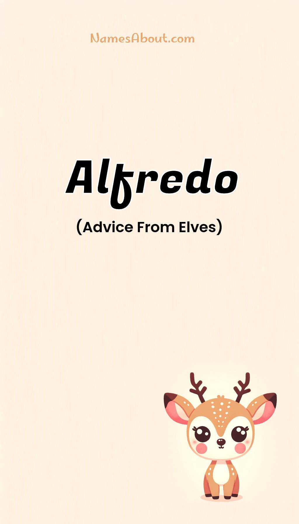 Alfredo name and meaning