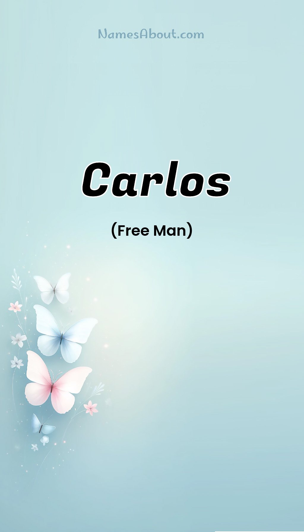 Carlos name and meaning