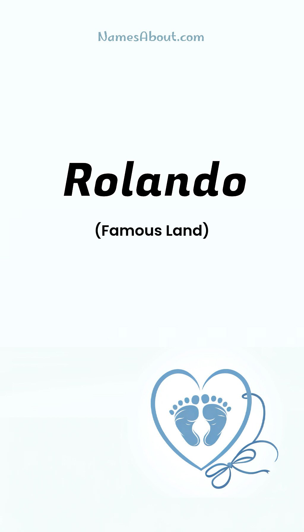 Rolando name and meaning