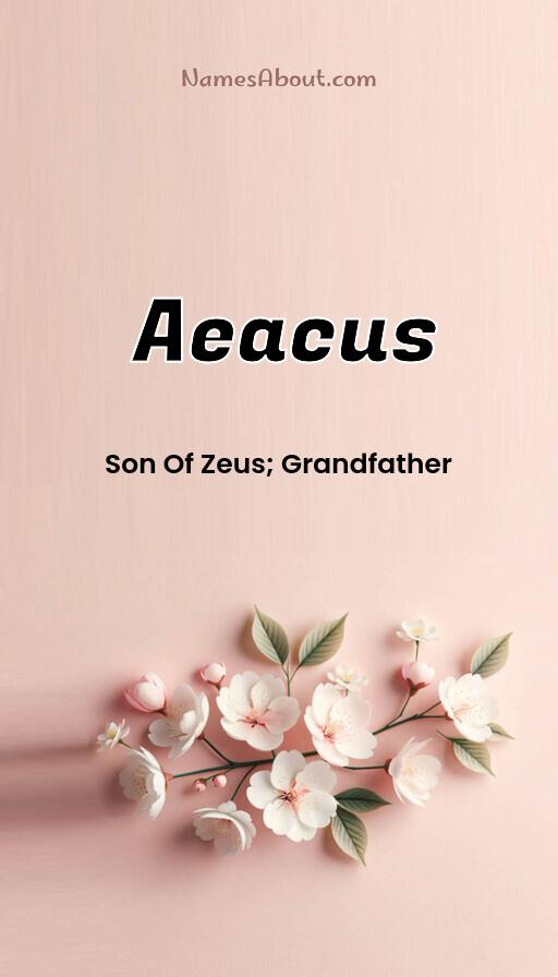 Illustration of Aeacus