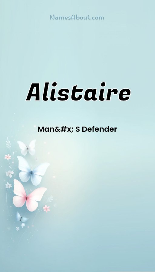 Meaning of Alistaire