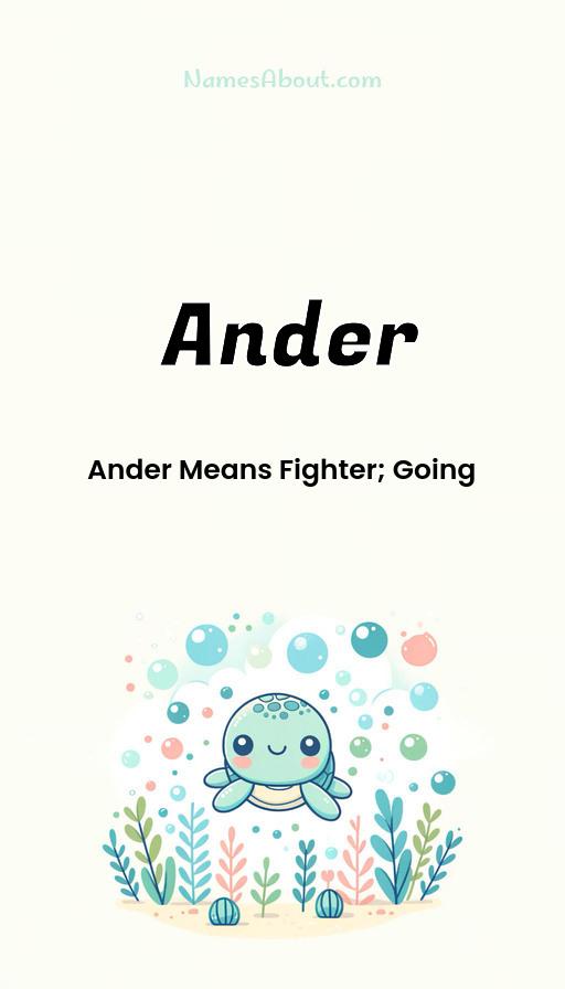 Meaning of Ander