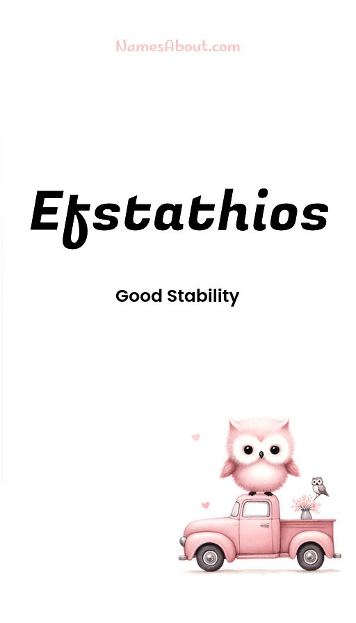 Meaning of Efstathios