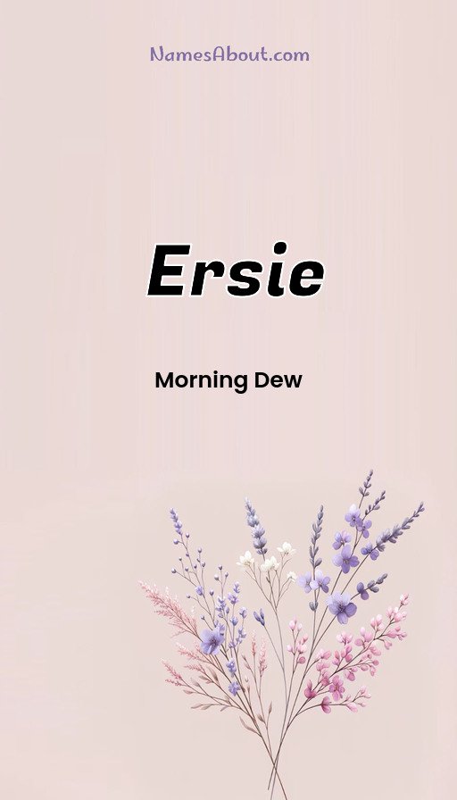 Meaning of Ersie