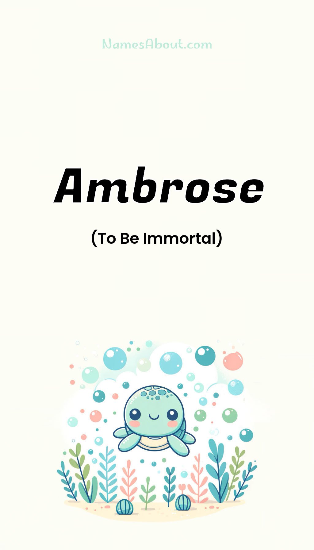 Ambrose name and meaning