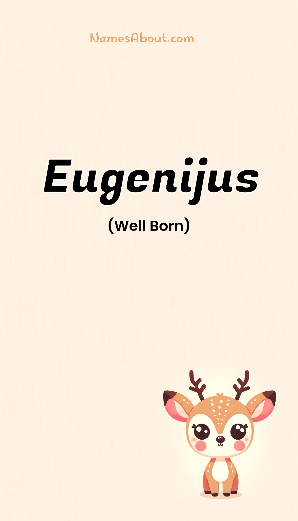 Eugenijus name and meaning