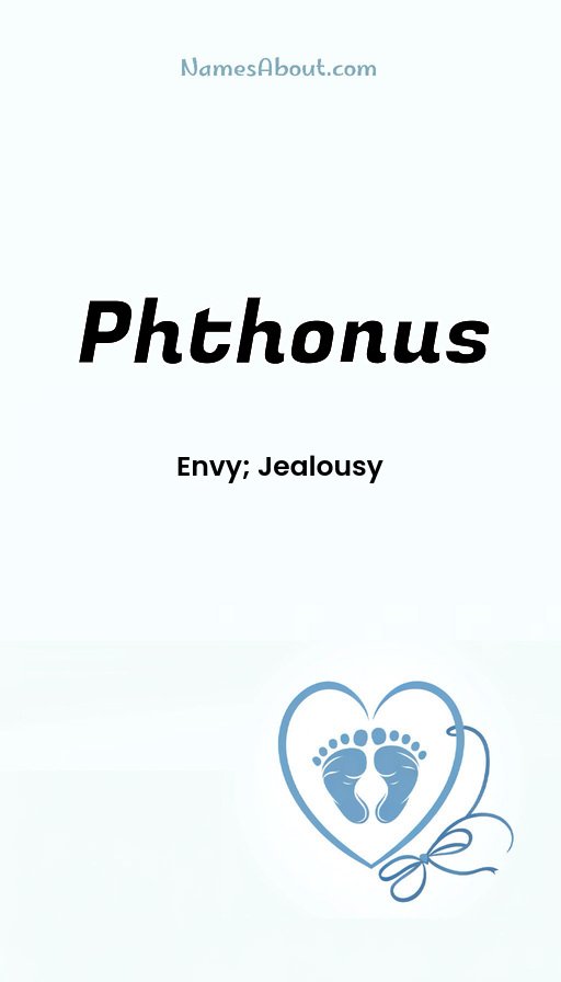 Meaning of Phthonus