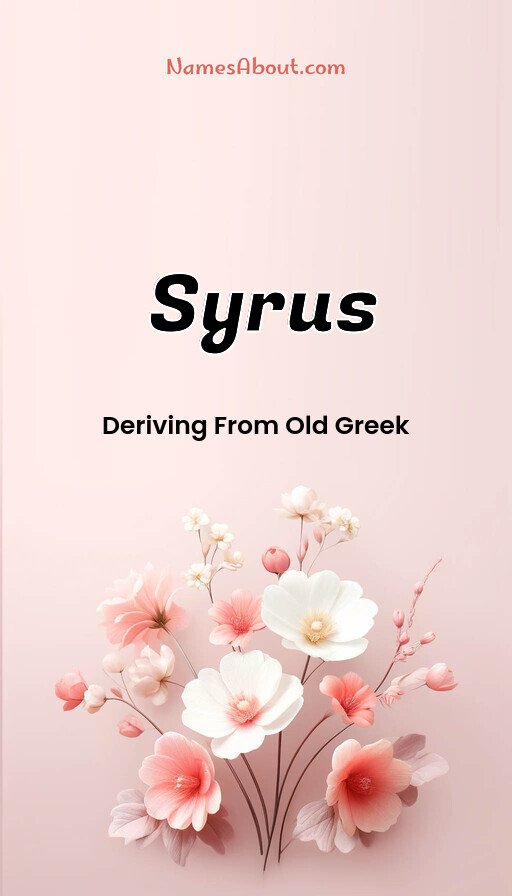 Meaning of Syrus
