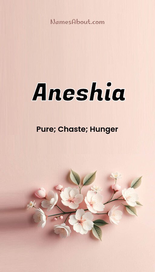 Meaning of Aneshia