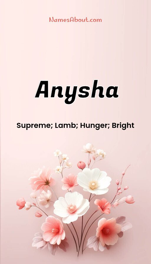 Meaning of Anysha