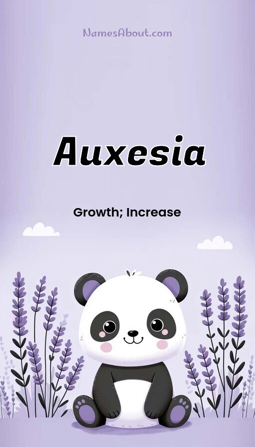 Meaning of Auxesia