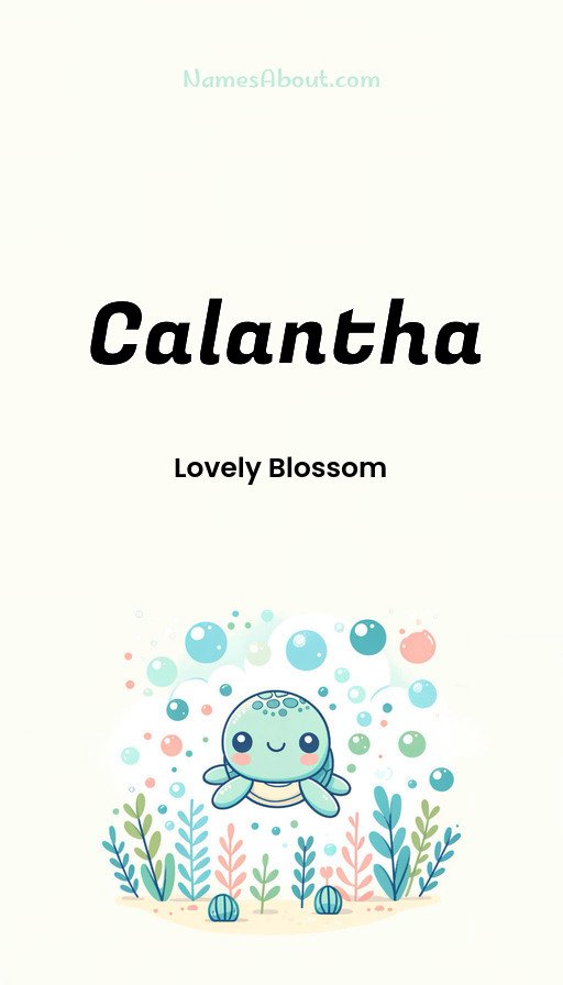 Meaning of Calantha
