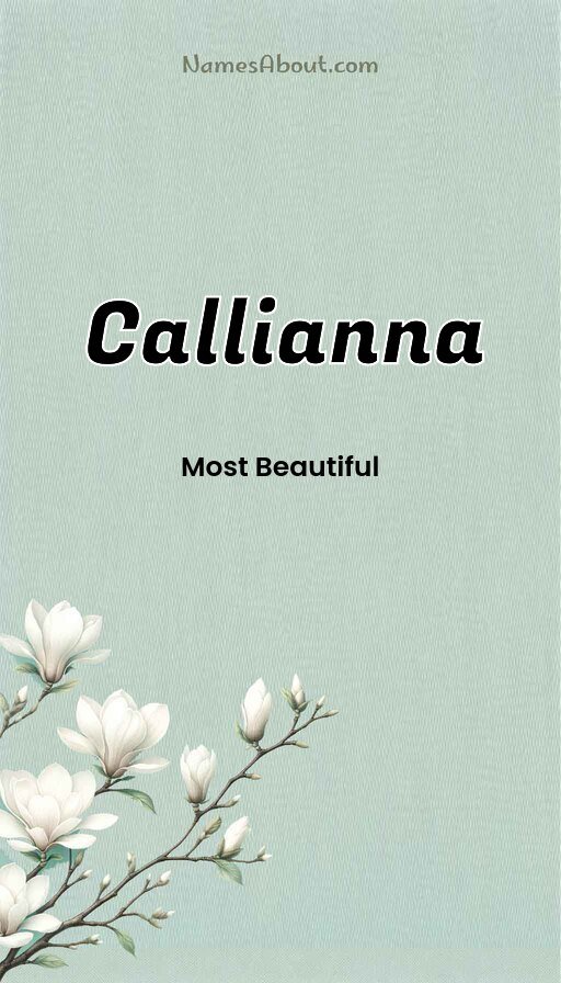 Meaning of Callianna