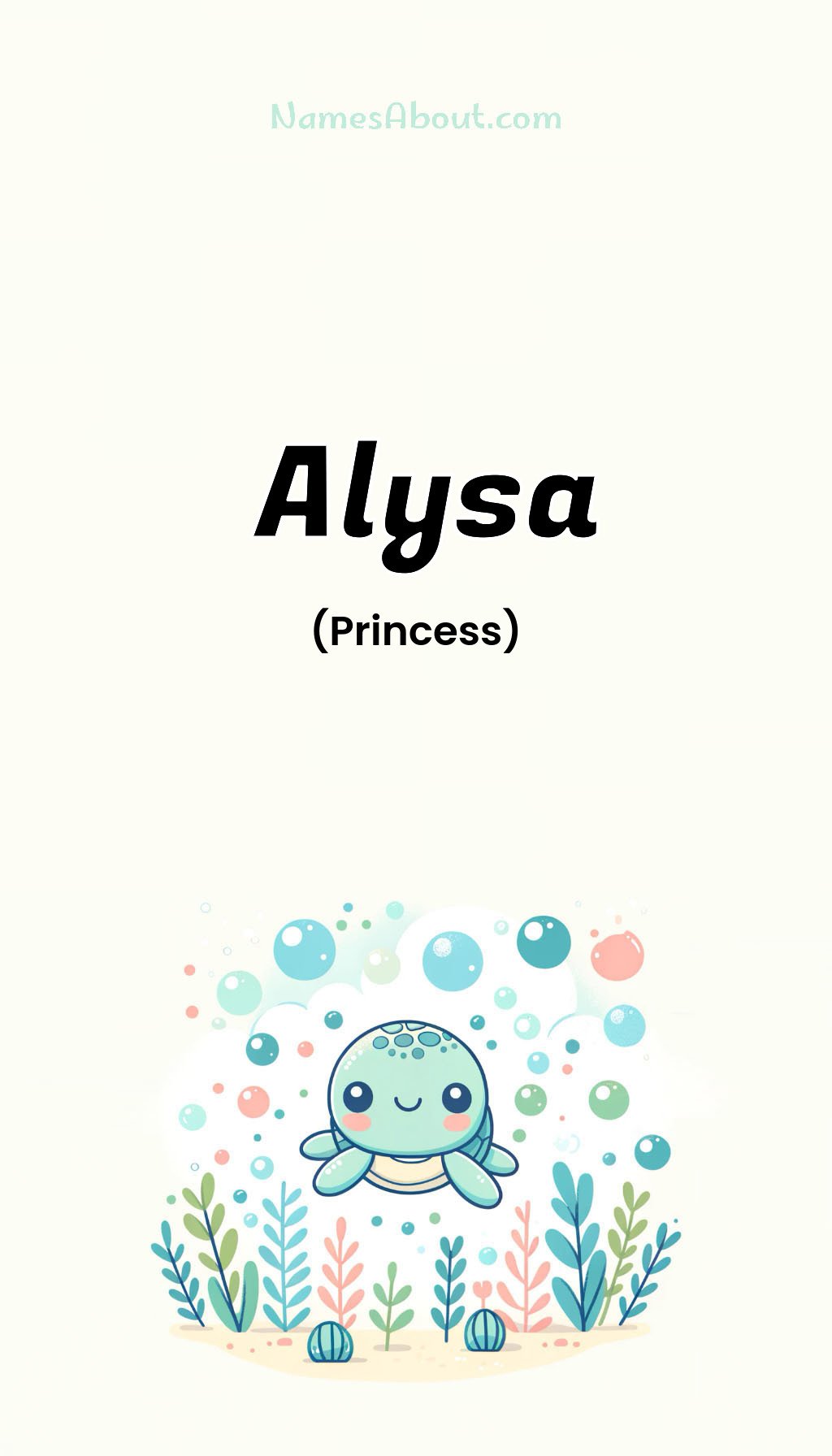 Alysa name and meaning