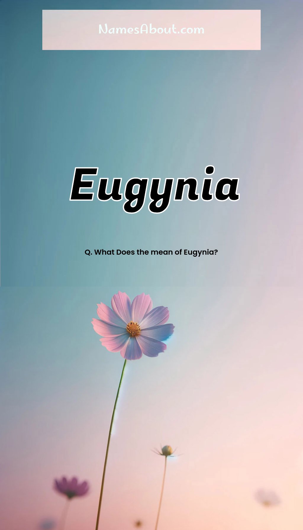 Eugynia name and meaning