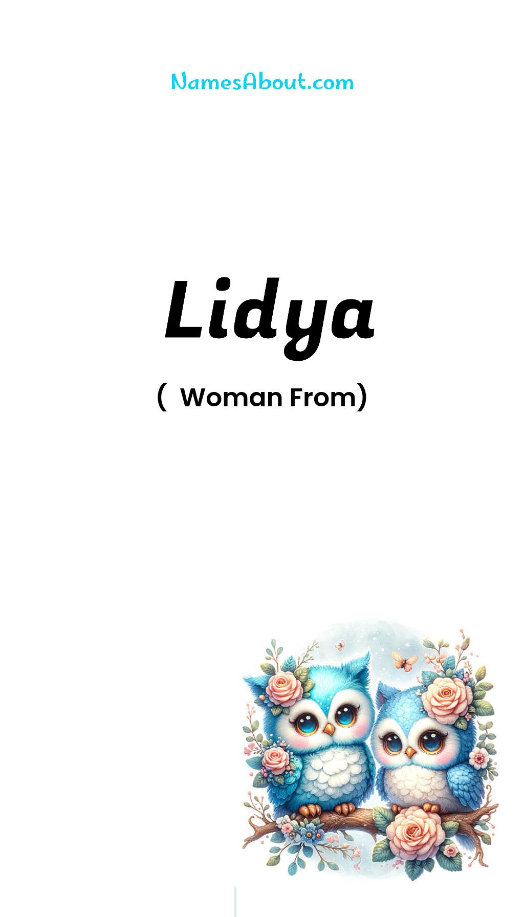 Lidya name and meaning